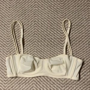 La Perla Off-white bra with muti-way straps